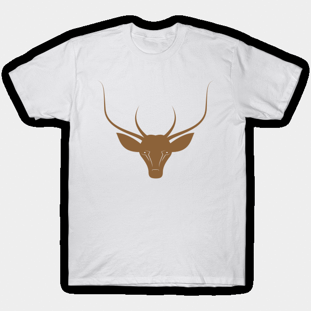 cute wild deer head T-Shirt by FUNEMPIRE